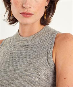 Luisa Cerano mouwloos truitje lurex