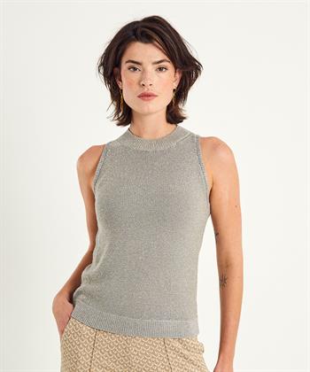 Luisa Cerano mouwloos truitje lurex