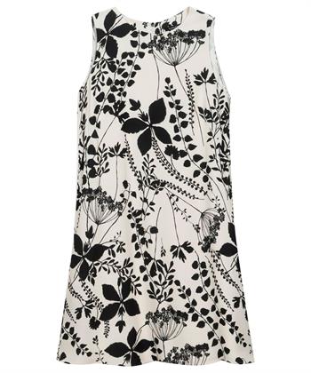 Luisa Cerano mouwloze jurk bloemenprint
