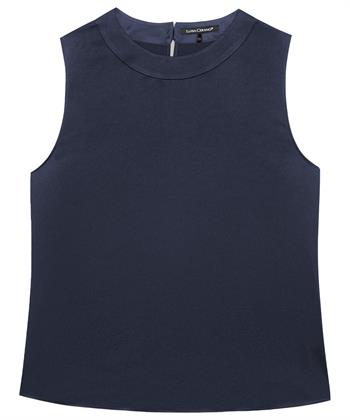 Luisa Cerano mouwloze silky top