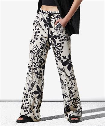 Luisa Cerano palazzo broek crepe flower