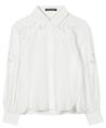 Luisa Cerano poplin blouse broderie