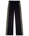 Luisa Cerano pull-on wide leg broek contrastbies