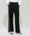 Luisa Cerano pull-on wide leg broek contrastbies