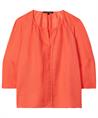 Luisa Cerano ramie blouse kniphals