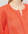 Luisa Cerano ramie blouse kniphals