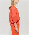 Luisa Cerano ramie blouse kniphals