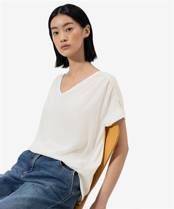 Luisa Cerano silky blouse V-hals