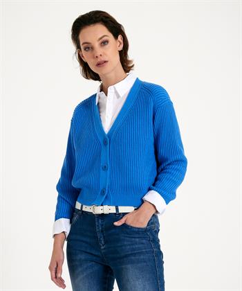 Luisa Cerano vest raglanmouw