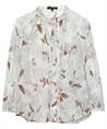 Luisa Cerano voile blouse bloemenprint