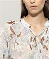 Luisa Cerano voile blouse bloemenprint