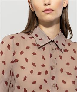 Luisa Cerano voile blouse kisses