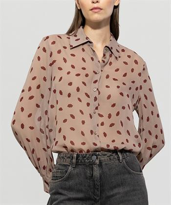 Luisa Cerano voile blouse kisses