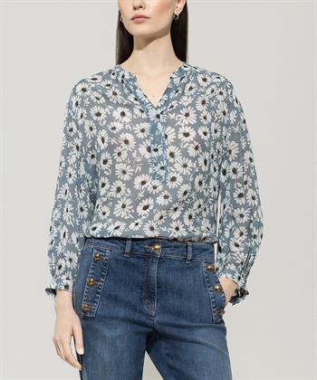 Luisa Cerano voile blouse margrieten