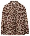 Luisa Cerano voile blouse panter strik
