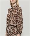 Luisa Cerano voile blouse panter strik