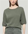 Luisa Cerano wol cashmere trui korte mouw
