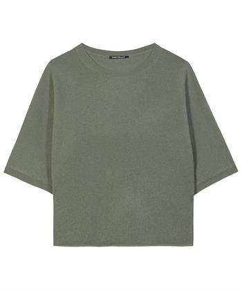 Luisa Cerano wol cashmere trui korte mouw
