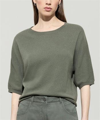 Luisa Cerano wol cashmere trui korte mouw