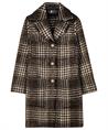 Luisa Cerano wolmix mantel ruit lurex