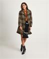 Luisa Cerano wolmix mantel ruit lurex