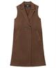 Luisa Cerano wolmix mouwloze blazer