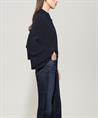 Luisa Cerano zijdemix blouse trompetmouw