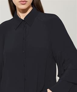 Luisa Cerano zijdemix blouse trompetmouw
