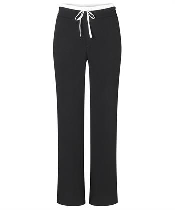 MAC Jeans broek met dubbele tailleband Chiara