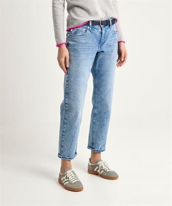 MAC Jeans straight fit jeans met strass Flash