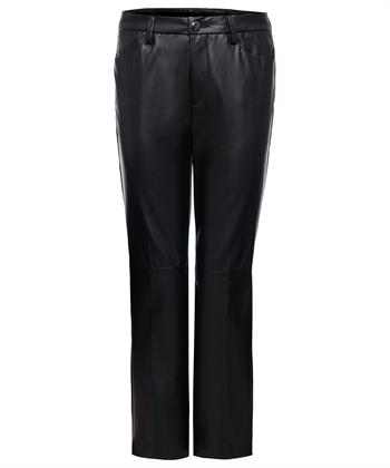 MAC Jeans vegan leather kick flare broek Aida