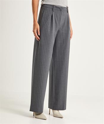 MAC Jeans wide leg broek krijtstreep Chaja