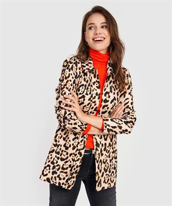 Marc Cain blouseblazer scuba animalprint