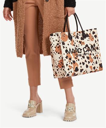 Marc Cain canvas shopper luipaardprint