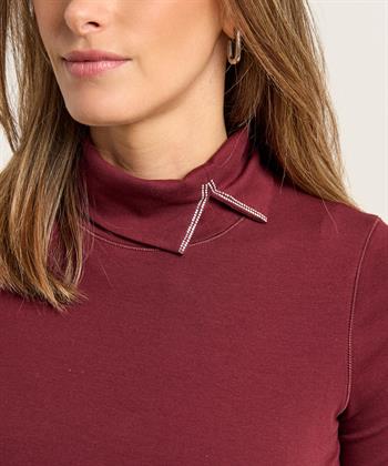 Marc Cain colshirt strass biesje