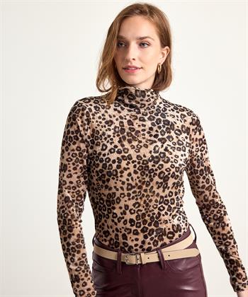 Marc Cain colshirt velvet panter