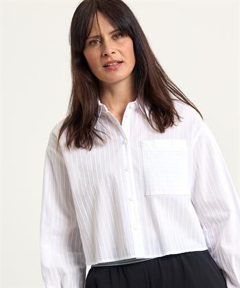Marc Cain cropped blouse strepen