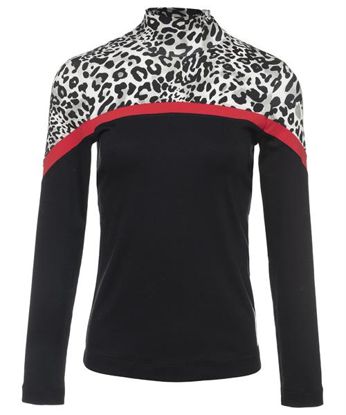 Marc Cain dierprint col top Marc Cain trui met dierprint