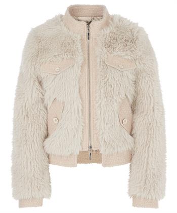 Marc Cain fluffy jasje met zakjes