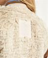 Marc Cain fun fur mouwloos vest met rits