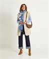 Marc Cain fun fur mouwloos vest met rits