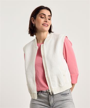 Marc Cain gilet logo motief