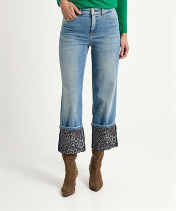 Marc Cain jeans panterprint omslag Fès