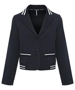 Marc Cain jersey blazer streepboord