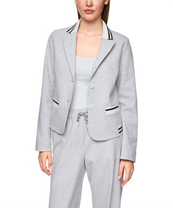 Marc Cain jersey blazer streepboord