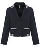 Marc Cain jersey blazer streepboord