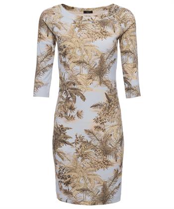 Marc Cain jersey jurk botanische print
