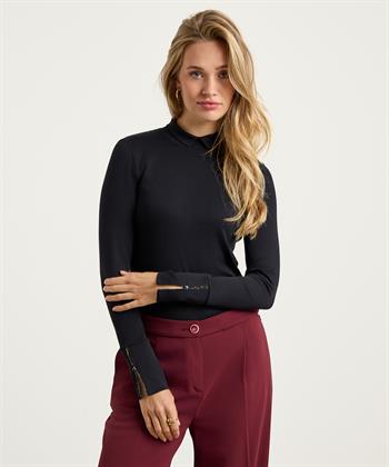 Marc Cain knip colshirt strass mouw