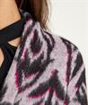 Marc Cain lang wolmix vest furry ornament