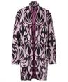 Marc Cain lang wolmix vest furry ornament